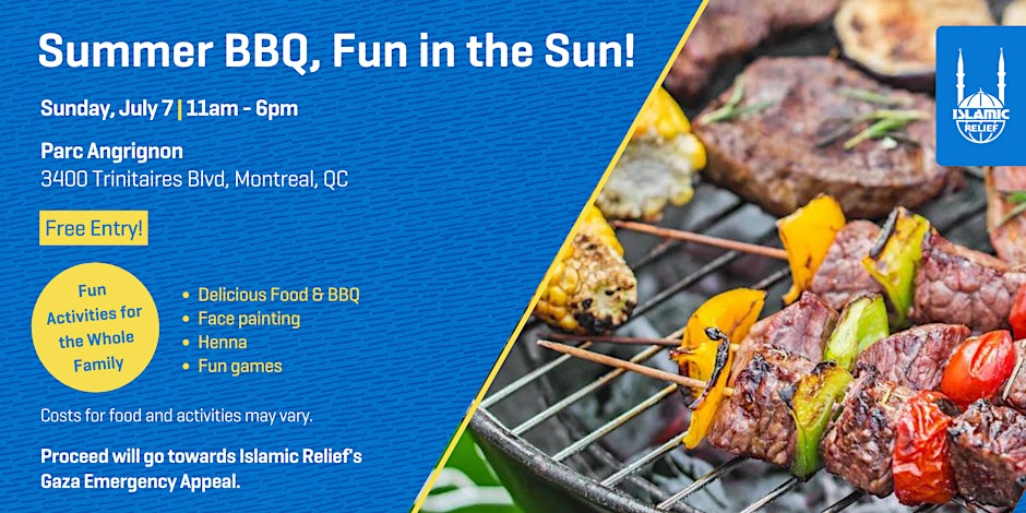 Islamic Relief Canada Summer BBQ, Fun in the Sun! | Montreal