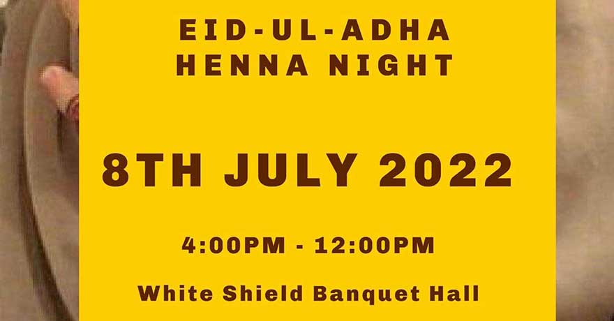 Eid-ul-Adha Henna Night Scarborough 