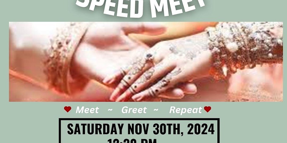 Ottawa Muslim Matrimonial Speed Meet