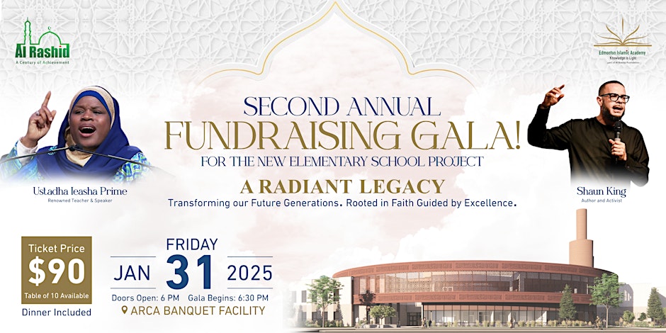 Second Annual Fundraising Gala for Edmonton Islamic Academy