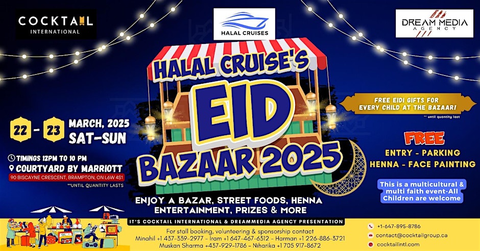 Halal Cruise's Eid Bazaar 2025