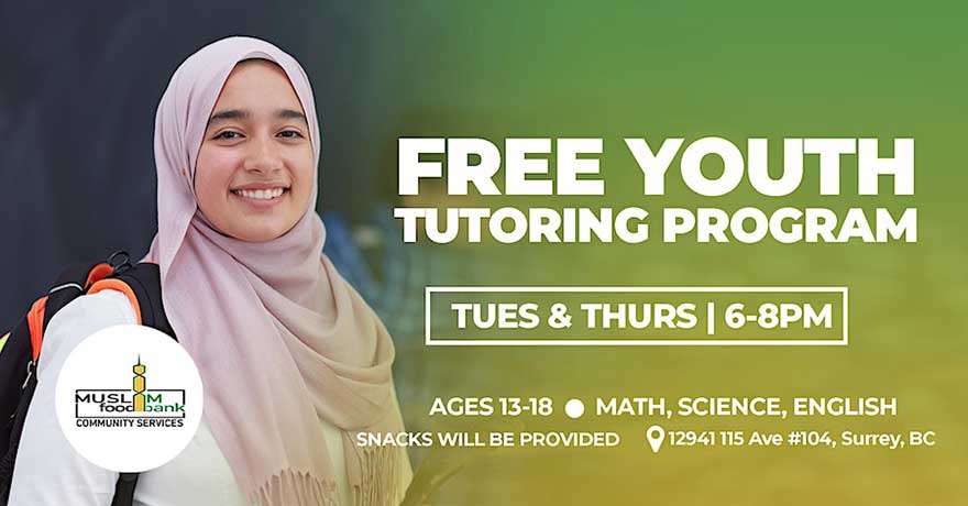 Muslim Food Bank and Community Services Society Youth Tutoring Program