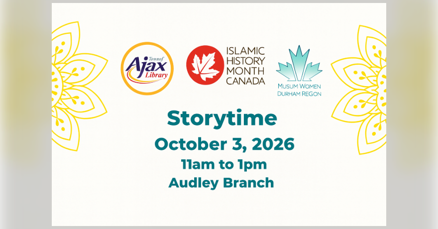 Muslim Women of Durham Region Islamic History Month Storytime Ajax Library