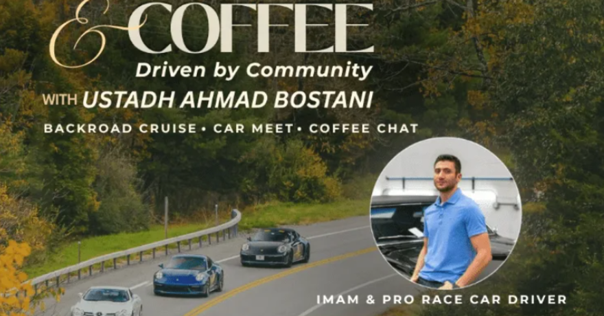Link Car Meet + Coffee Chat with Ustadh Ahmad Bostani — Imam & Professional Race Car Driver