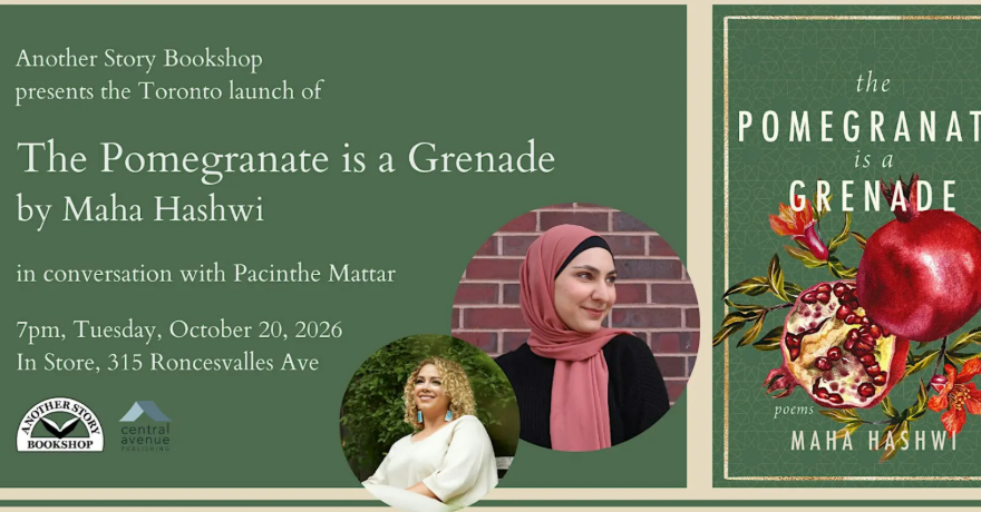 Launch of Lebanese American Maha Hashwi's THE POMEGRANATE IS A GRENADE (with Pacinthe Mattar)