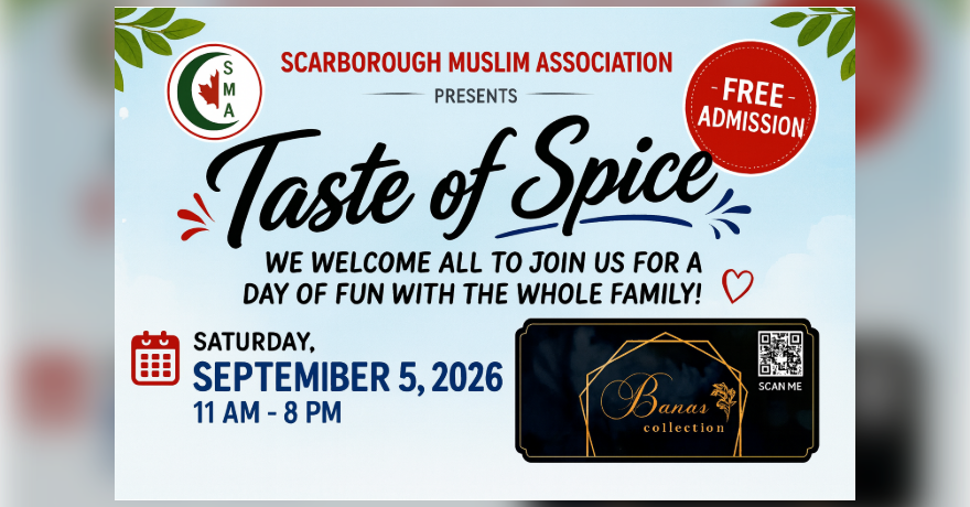 Scarborough Muslim Association Taste of Spice 2026