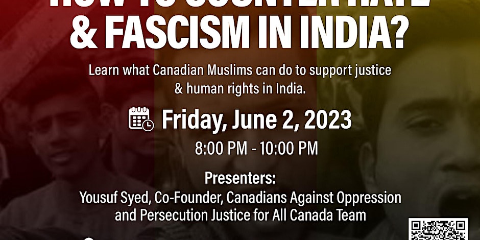 Justice for All Canada How to Counter Hate & Fascism in India