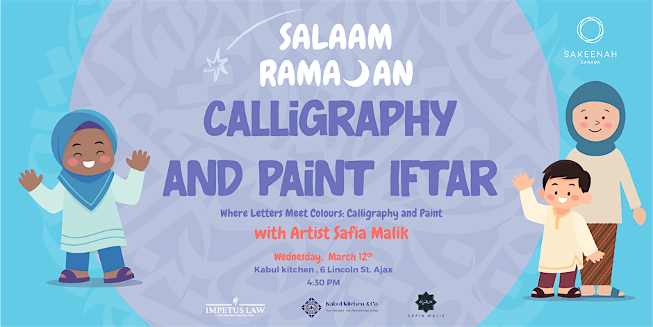 Sakeenah Canada Calligraphy & Paint Iftar