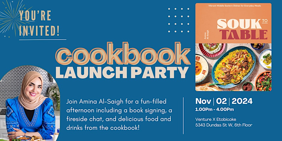 Souk To Table Launch Event with Amina Al-Saigh