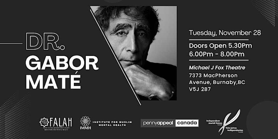 War and Trauma: An Evening with Dr. Gabor Maté on the Palestine-Israel conflict