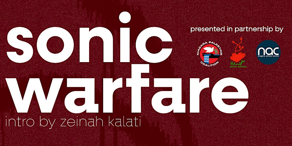 Sonic Warfare Film Screening: Palestinian Films