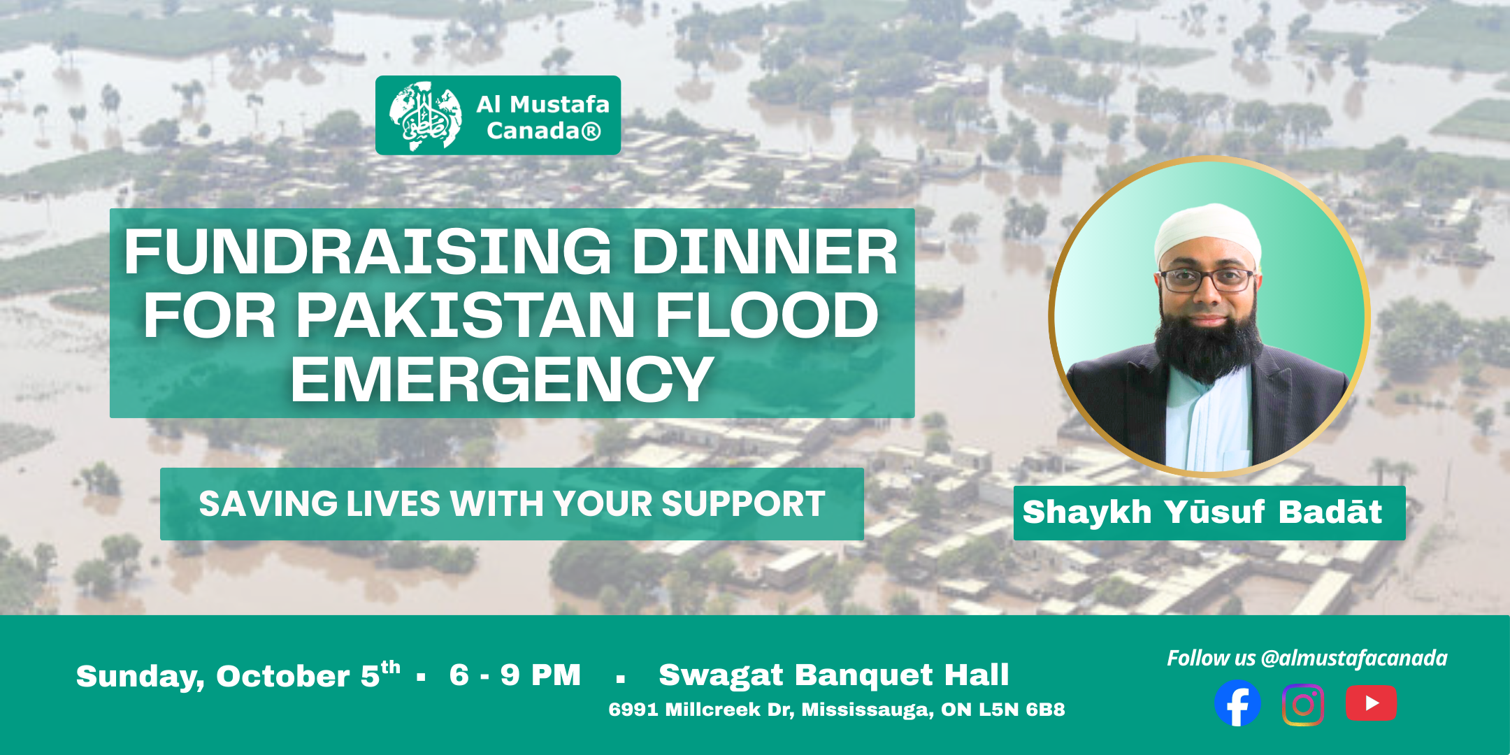 Al Mustafa Canada Fundraising Dinner for the Pakistan Flood Emergency