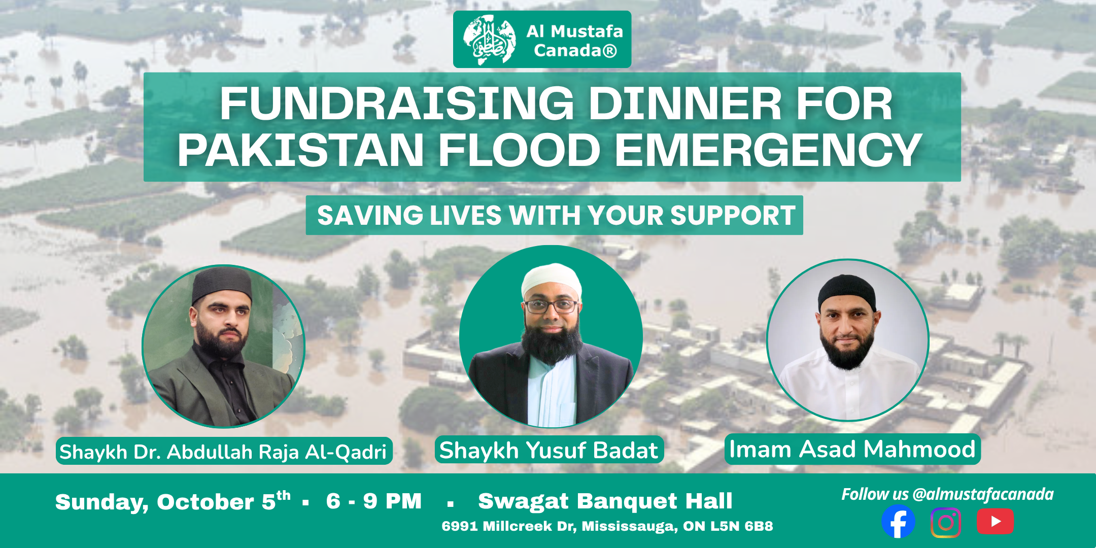 Al Mustafa Canada Fundraising Dinner for the Pakistan Flood Emergency