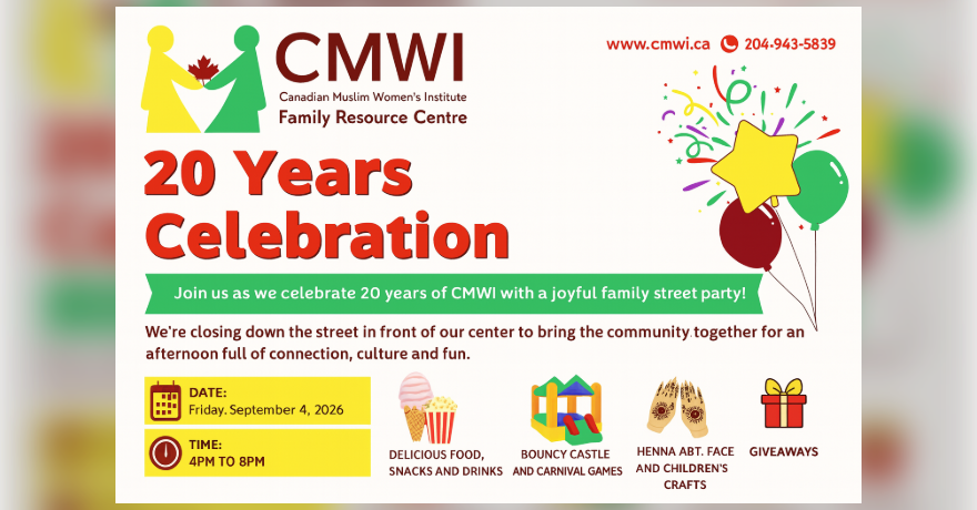 Canadian Muslim Women's Institute Inc. 20 Year Anniversary Celebration