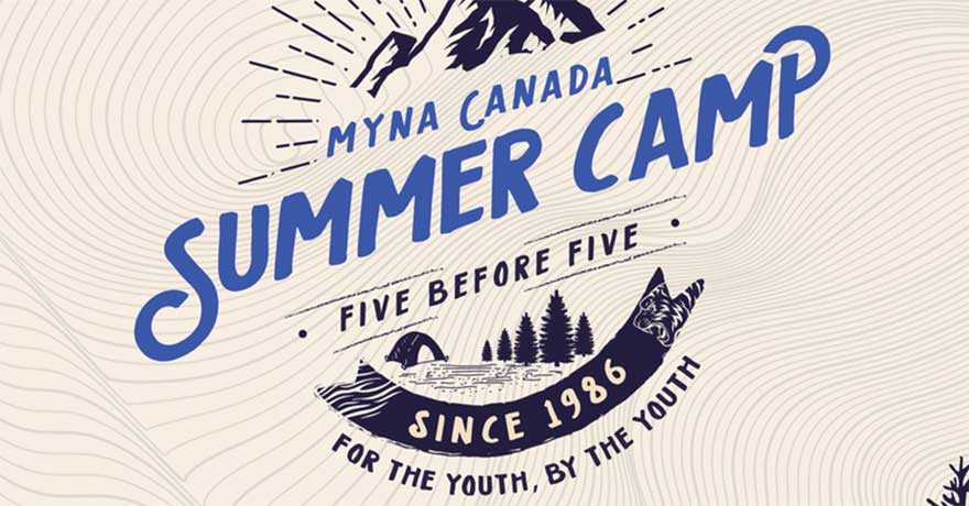 MYNA Canada Alberta Summer Camp Ages 12 to 18 Registration Required