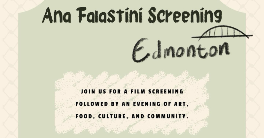 Ana Falastini Documentary Canada Tour Edmonton