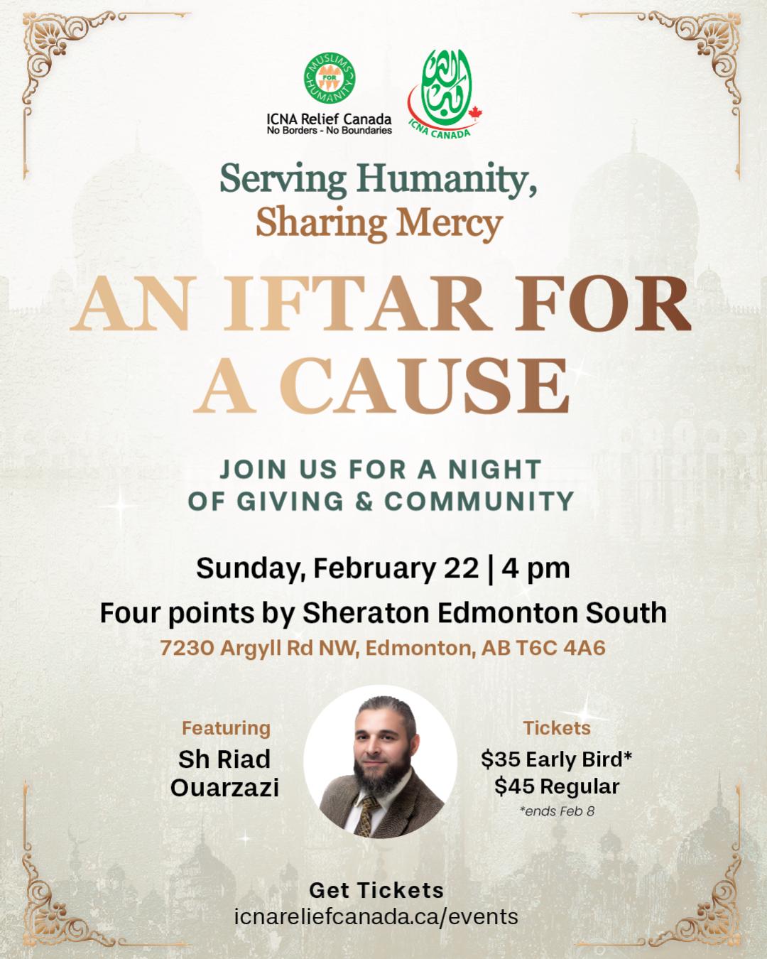 ICNA Relief Canada Ramadan Fundraiser Edmonton