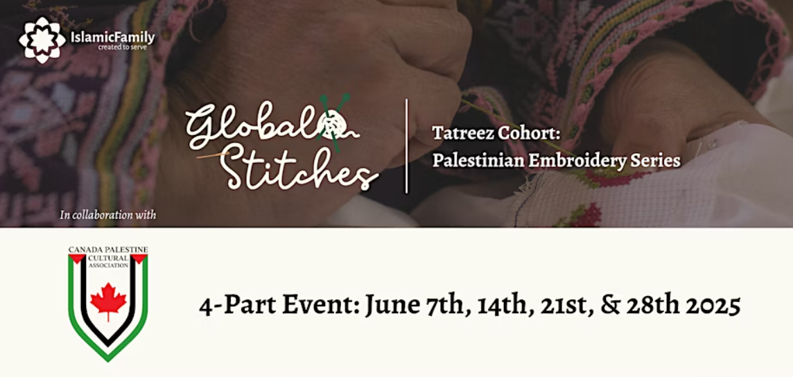 Global Stitches Tatreez Cohort: Palestinian Embroidery Course (In English and Arabic