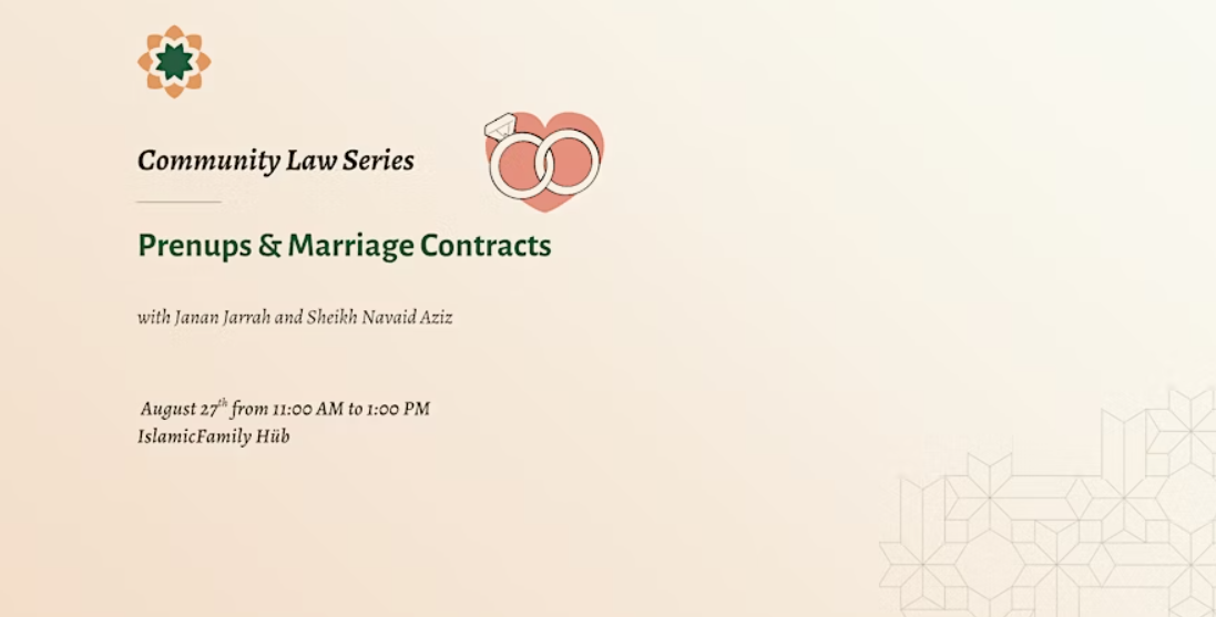 IslamicFamily Prenups & Marriage Contracts