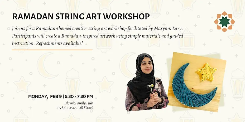 Islamic Family Ramadan String Art Workshop