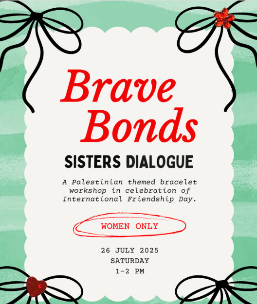 Brave Bonds X Sisters Dialogue Palestine-Themed Friendship Bracelets