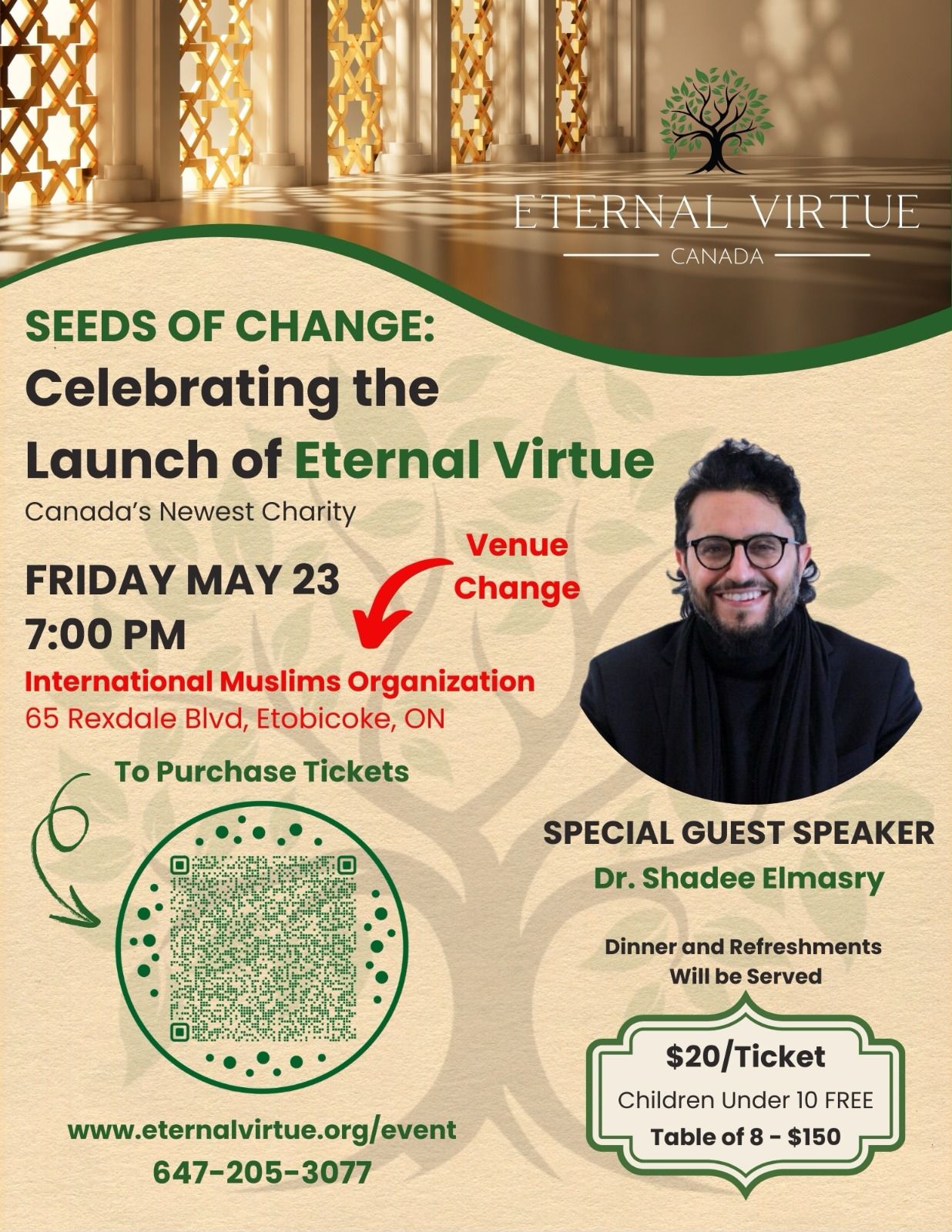 Seeds of Change: Celebrating the Launch of Eternal Virtue