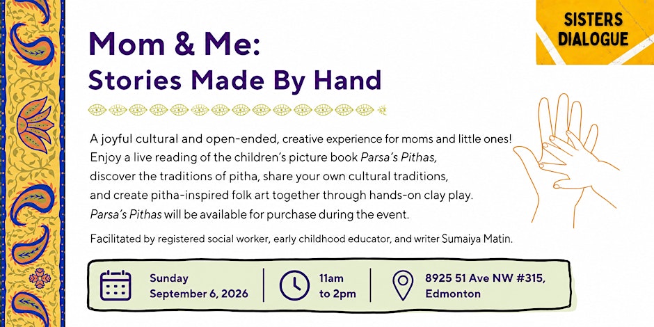 Sisters Dialogue Mom & Me: Stories Made By Hand