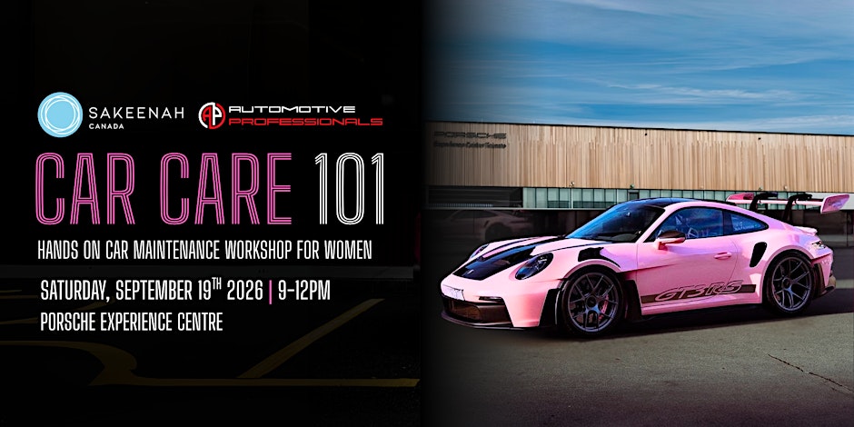 Car Care 101 Porsche Edition Car Maintence Workshop for Women