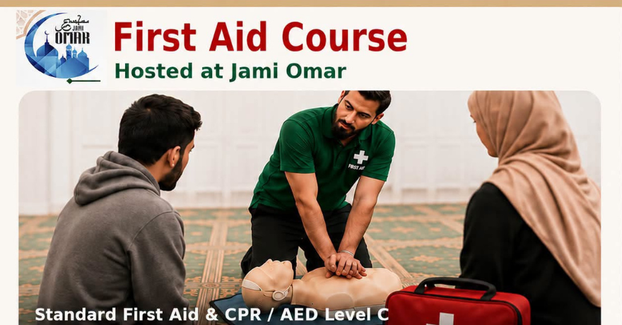 Standard / Intermediate First Aid & CPR / AED Level C (Blended) @ Jami Omar