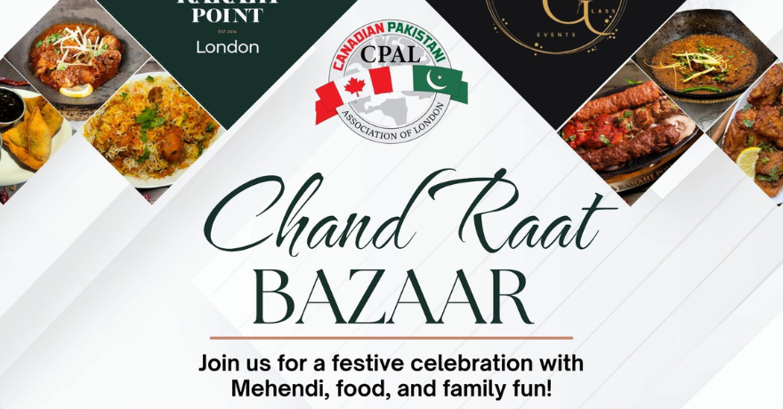 Canadian Pakistani Associaiton of London Chand Raat Bazaar