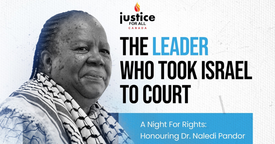 Justice for All Canada A Night For Rights: Honouring Dr. Naledi Pandor