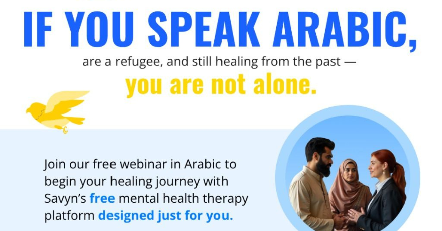 Savyn Free Mental Health Info Webinar in Arabic