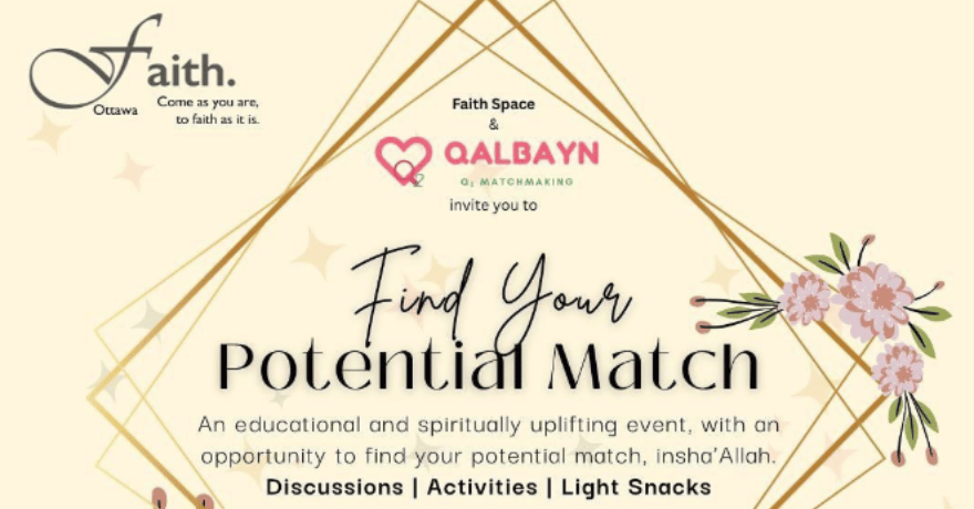Faith Space Finding Your Potential Match (Register by Mar 23)
