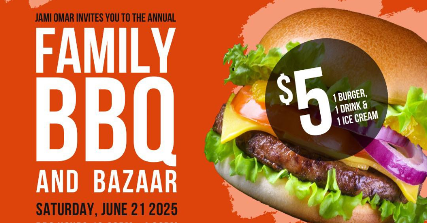 Jami Omar Family BBQ and Bazaar