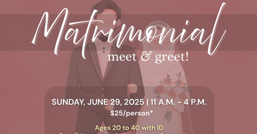 IPC Matrimonial Event (Ages 20 to 40) Register by June 27