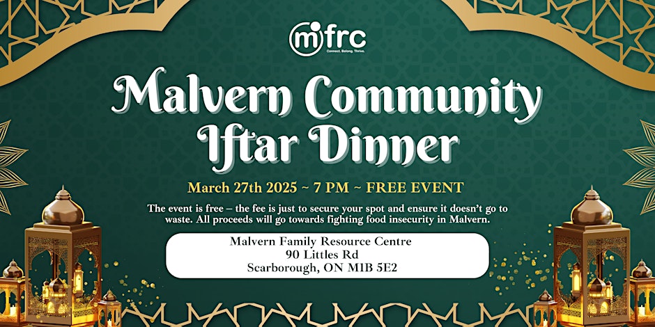 Malvern Community Iftar Dinner 2025