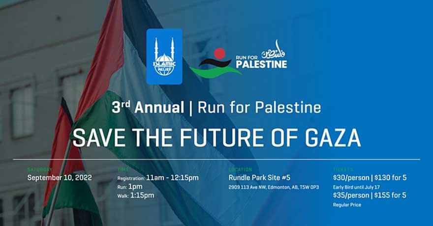 Islamic Relief Canada Run for Palestine | Edmonton