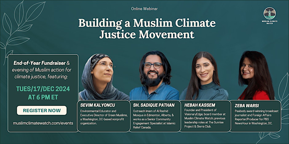 Building a Muslim Climate Justice Movement