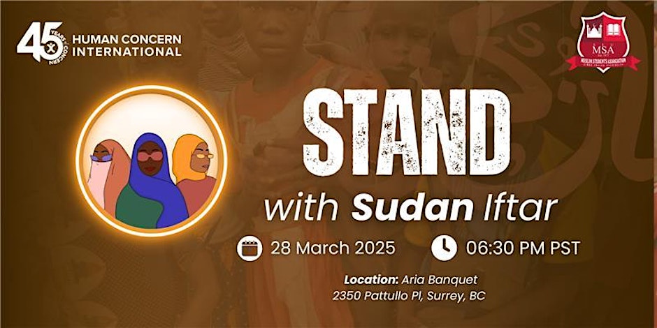 Human Concern International (HCI) Stand With Sudan Iftar