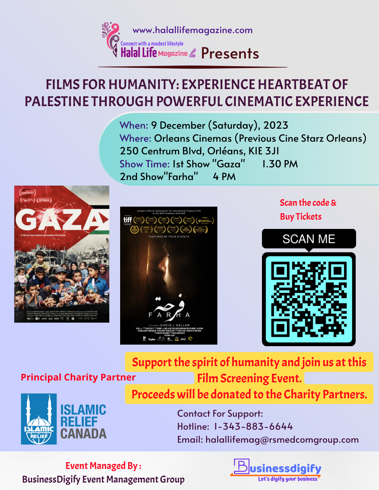 Films For Humanity: Buy A Ticket & Show Your Support for Palestinian Civilians