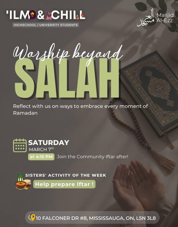 Masjid Al Ezz Sisters’ Ilm & Chill: Worship Beyond Salah