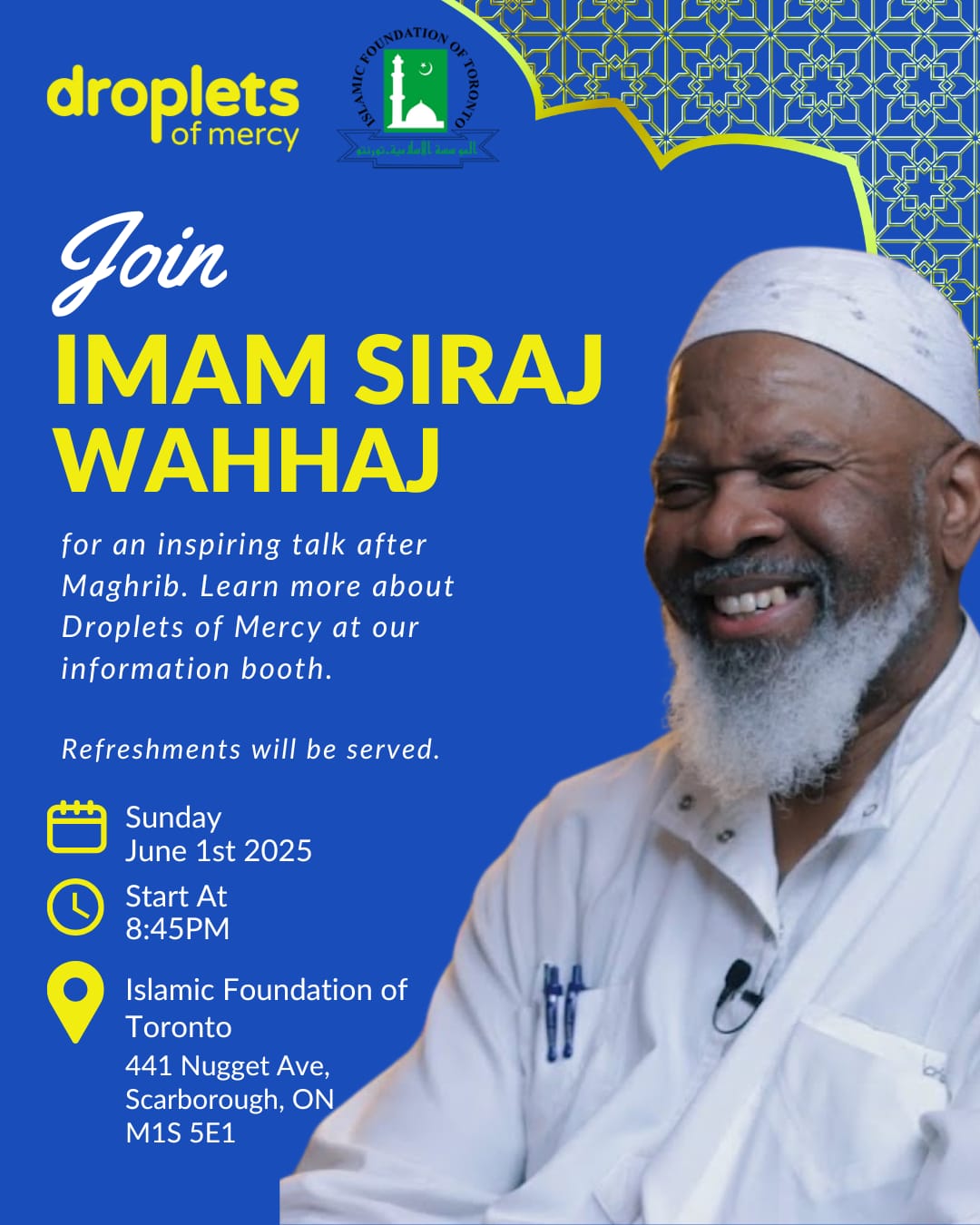 Droplets of Mercy with Imam Siraj Wahhaj 