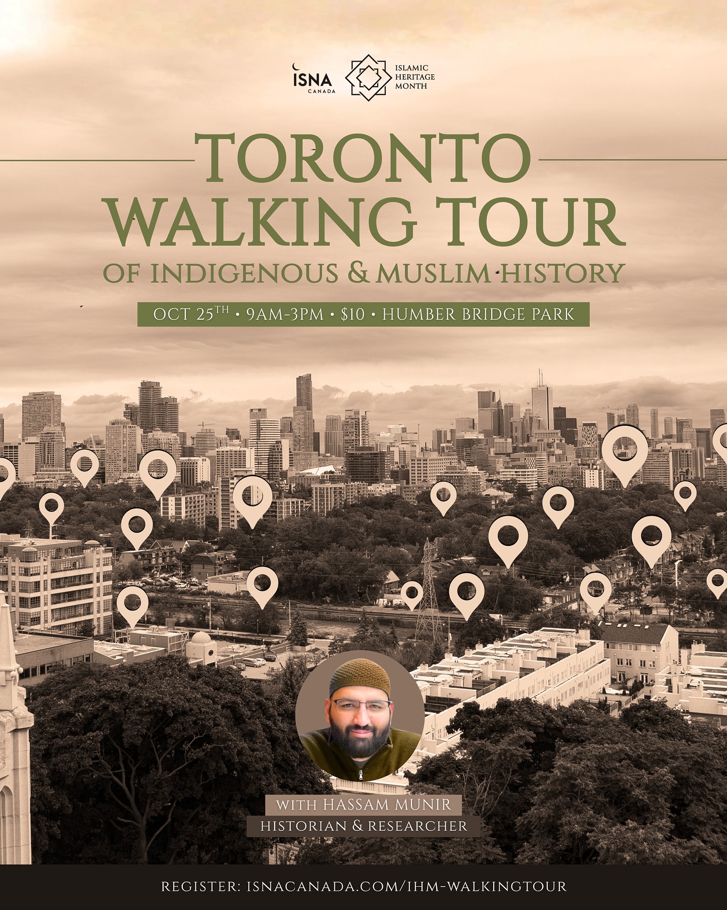 ISNA Canada Toronto Historical Walking Tour with Historian Hassam Munir