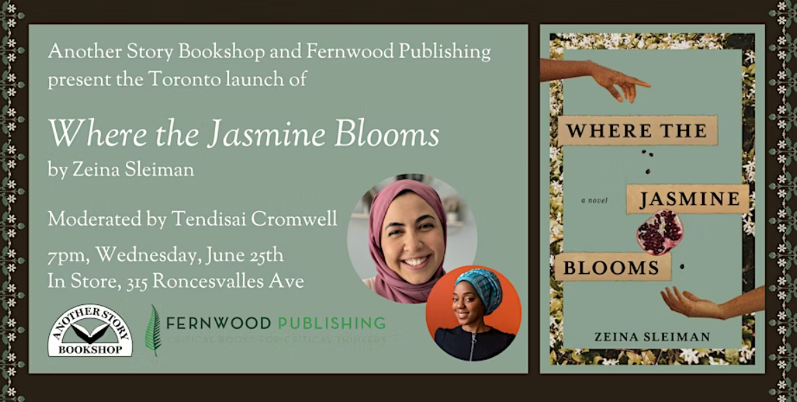 Book Launch Where the Jasmine Blooms - Zeina Sleiman (with Tendisai Cromwell)