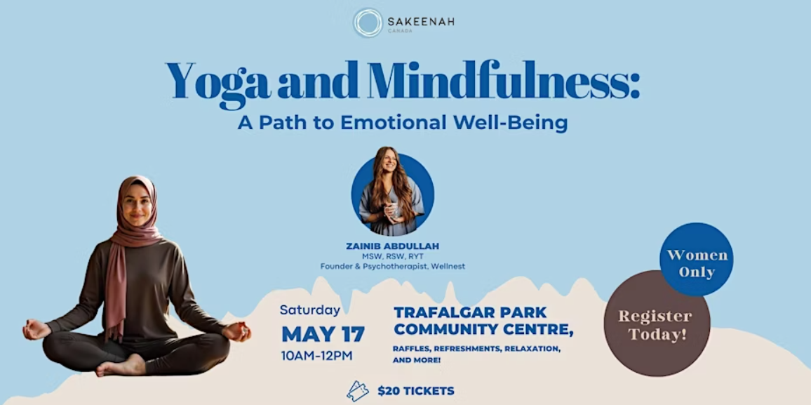 Sakeenah Canada Yoga and Mindfulness: A Path to Emotional Well-Being (Ladies Only)