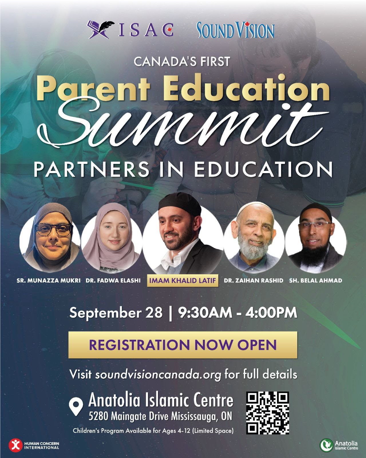 Sound Vision Canada’s First Muslim Parent Education Summit
