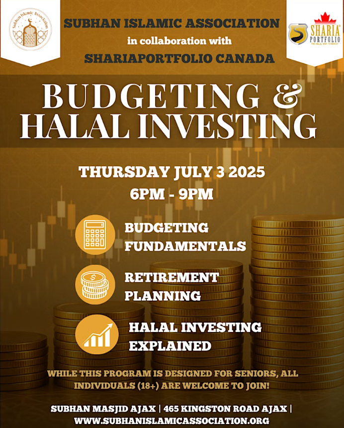 Subhan Islamic Association Budgeting & Halal Investing with ShariaPortfolio