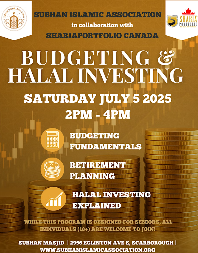 Subhan Islamic Association Budgeting & Halal Investing with ShariaPortfolio