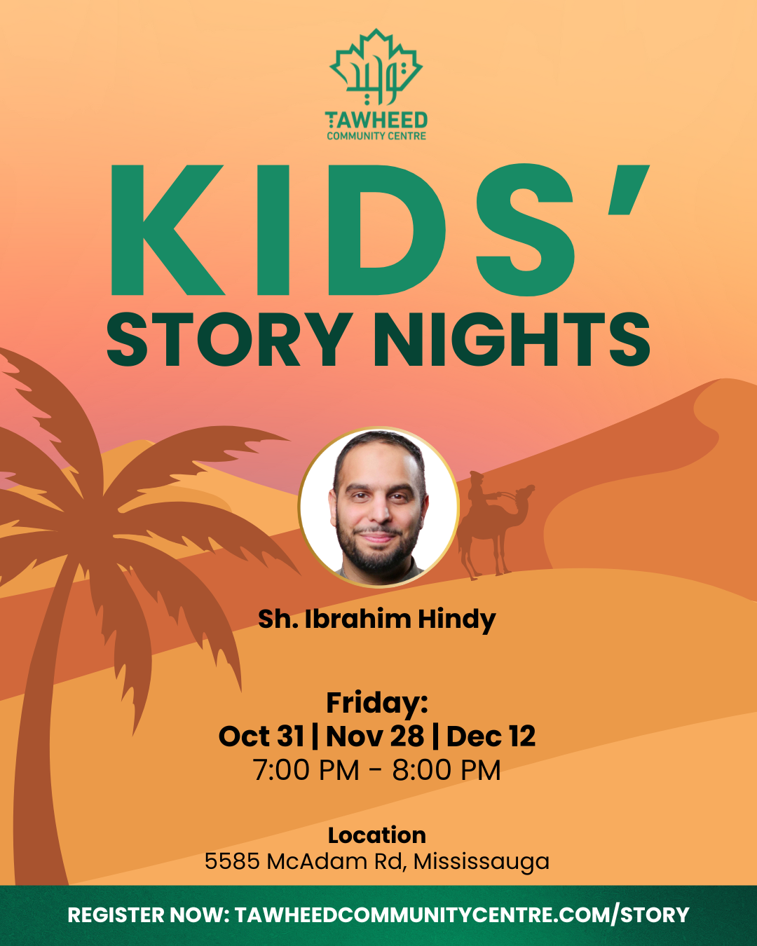 Tawheed Community Centre Kids' Story Night