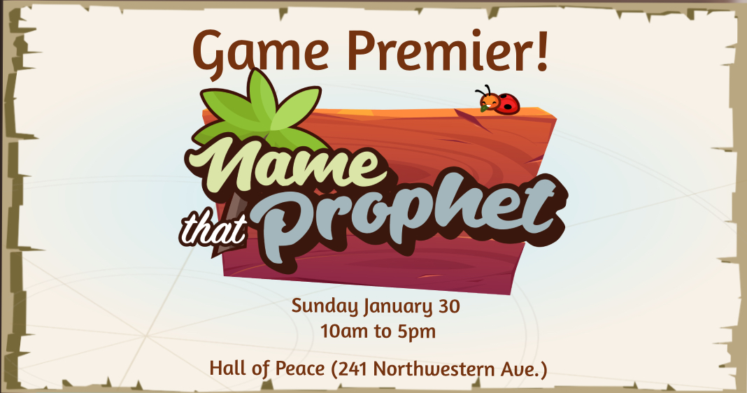 Name That Prophet Boardgame Launch